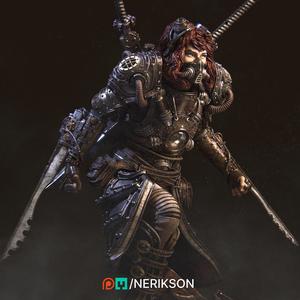 Naojiri The Steampunk Samurai [presupported]