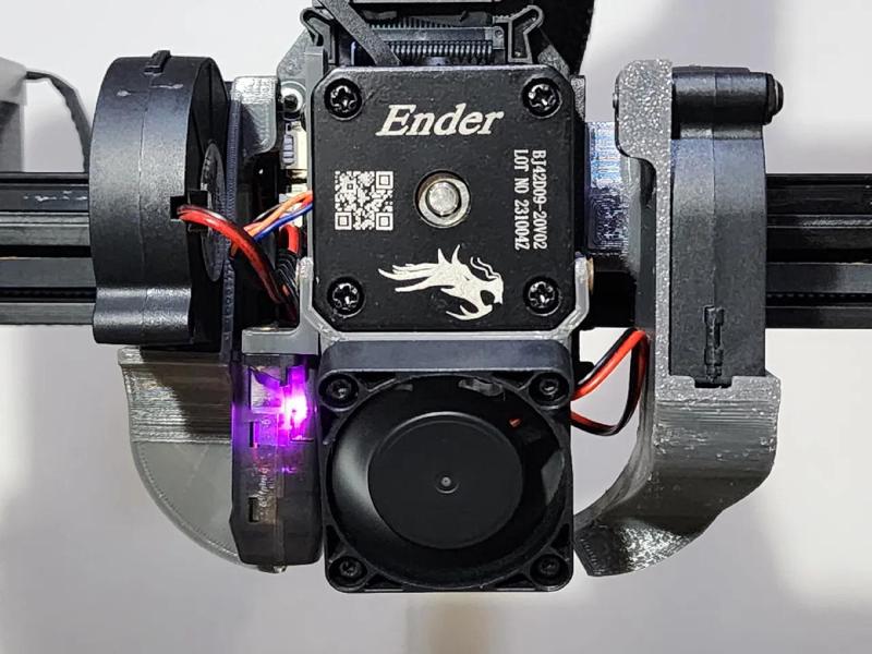 Ender 3 v3 SE Adjustable 5015 Fan Shroud