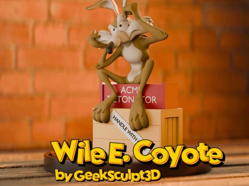 Wile E. Coyote Sculpture - Looney Tunes Art