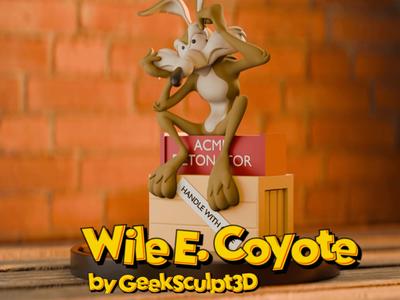 Wile E. Coyote Sculpture - Looney Tunes Art