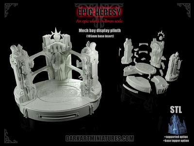 Epic Heresy: Mech Bay Display Plinth