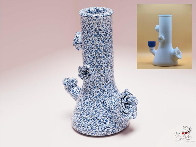 Triple Rose “Water Vase”