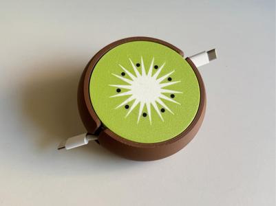 Kiwi, portable cable winder organizer.