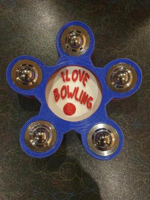 I love Bowling  ball Spinner   