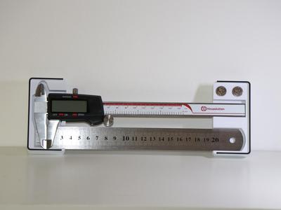 GridFinity - Caliper and ruler holder 2x1, 2x1