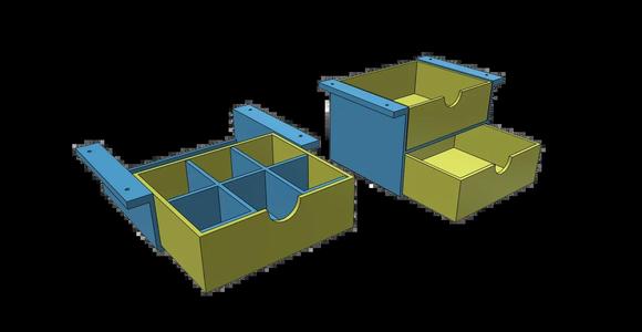 Desk drawer easy print practical