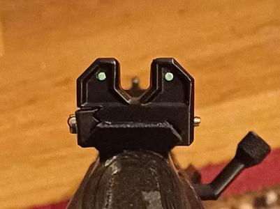 Picatinny Iron Sights with Filament Inserts