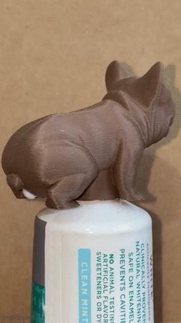 Poopin French Bulldog Toothpaste Cap