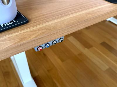 Under Desk Uniball Pen Storage