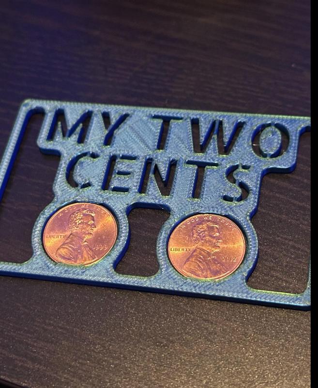 “My two cents” Joke Card