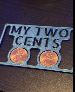 “My two cents” Joke Card