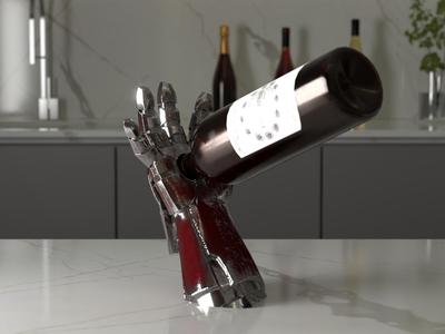 Iron Man Inspired Wine Holder
