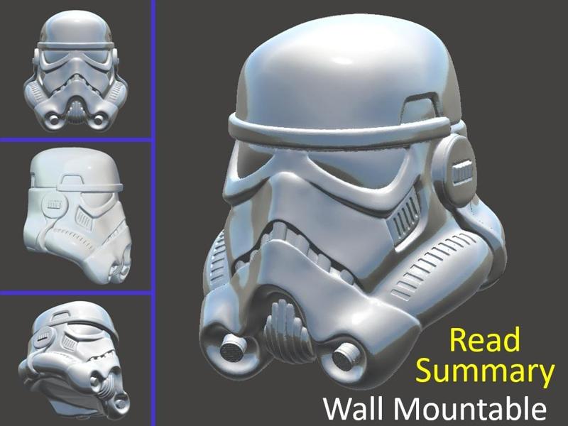 Stormtrooper Helmet For Wall (Large)