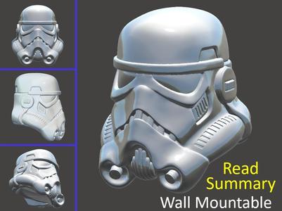 Stormtrooper Helmet For Wall (Large)
