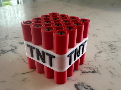 BOOM! Minecraft Inspired TNT Block Desk Toy