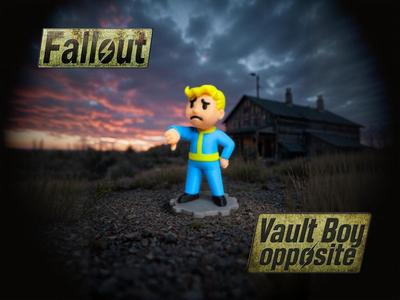 Fallout – Vault Boy opposite
