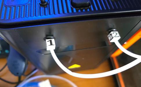 5 PTFE Tube Markers for multi filament use (MMU / XL / ..)