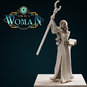 Drow Wizard – Lucasina – 28/32mm and 75mm