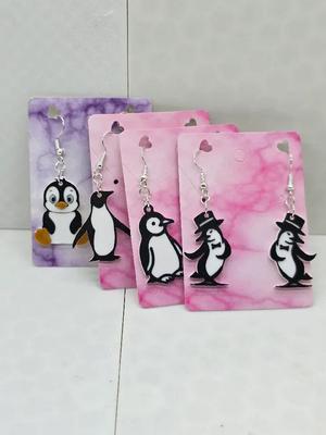 Penguin Earrings   