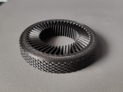 Knurled PET bottle easy opener
