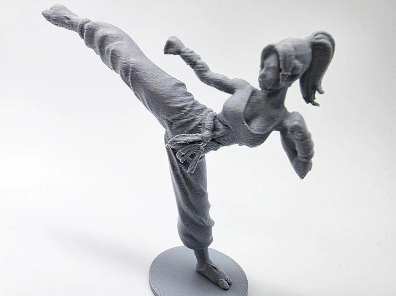Female Kickboxer Figurine