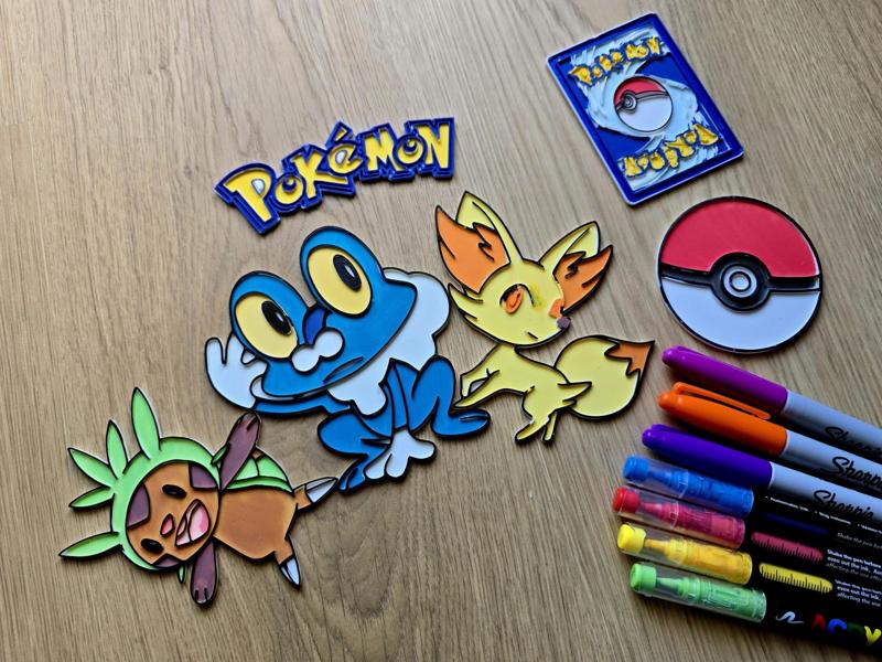 Pokemon Start Gen 6 Chespin Fennekin Froakie DIY