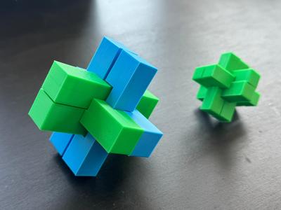 6-Piece Interlocking 3D Puzzle