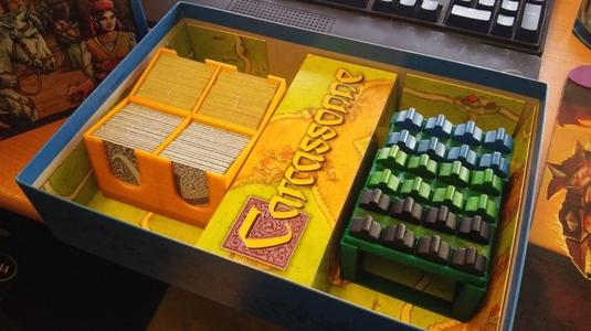 Carcassone game organizer