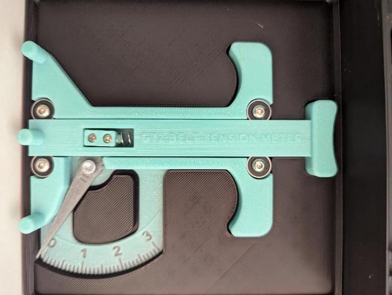 Gridfinity GT2 Belt Tension Meter w/ bearings  bin   