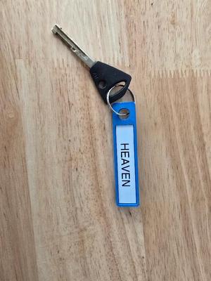 The best key tag in the world? (for 12 mm Label printers, 55 mm label length)