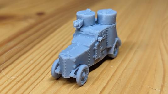 Izhorski-FIAT Armoured Car (WW1, Russian Empire, 1917)