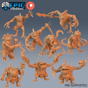 Toad Folk Wild Set / Frog People / Marsh Warrior / Reptile Soldier / Swamp Dweller / Forest Encounter
