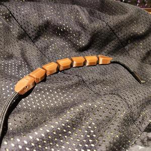 Geometric snake beads