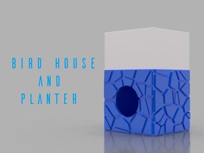 Bird House Planter