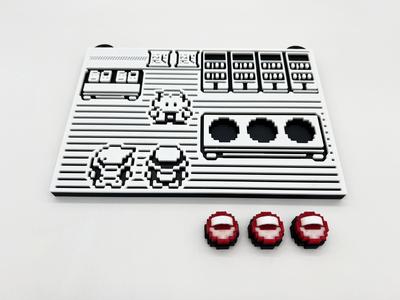 Pokémon Wall-Mounted Key Holder with Interchangeable Poké Balls