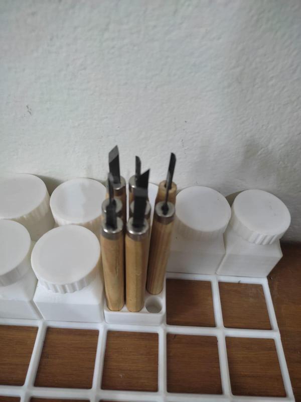 Gridfinity Chisel Holder