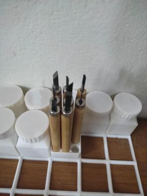 Gridfinity Chisel Holder