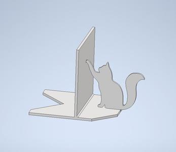 Cat book holder