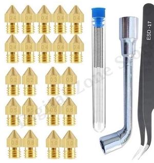 Gridfinity Hotend Kit (needles, tweezer and wrench)