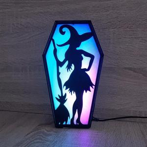 HALLOWEEN COFFIN LED LAMP