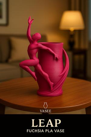 Human-shaped vase art organizer for inner calm