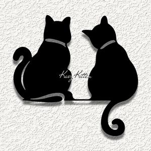 black cats wall art
