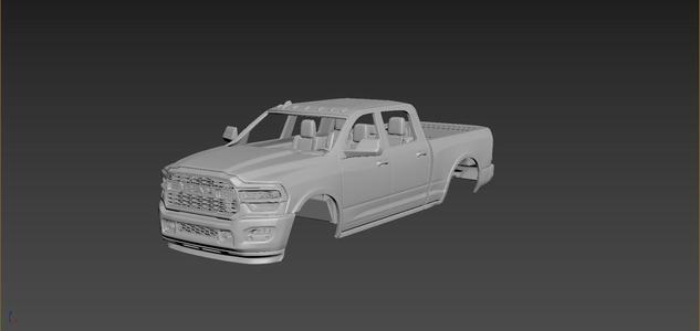 Dodge Ram 2500 2020 Body For Print