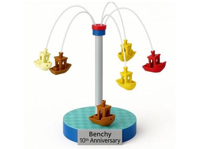 Benchy Fireworks for 10th Anniversary