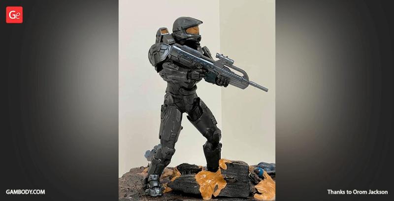 Master Chief STL files for 3D Printing | Assembly Model
