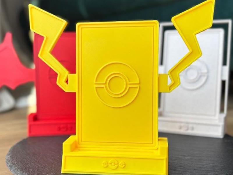 Modular Pokemon PSA Card Pikachu Stand Holder