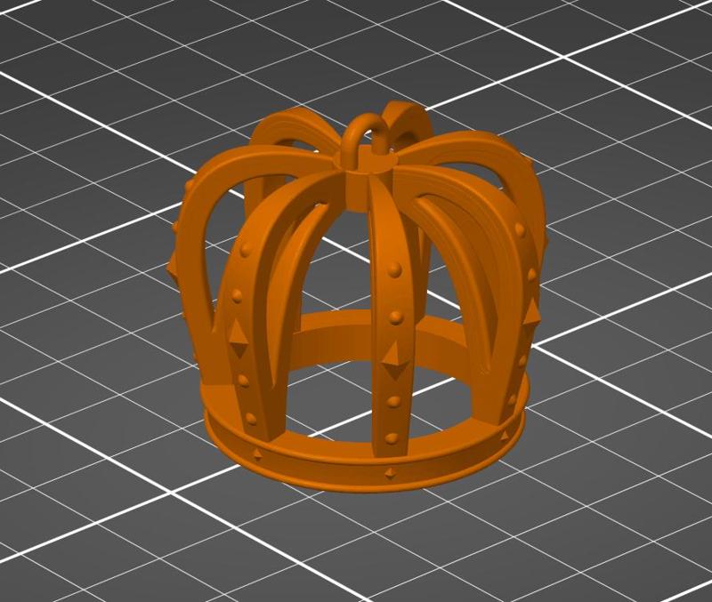 Crown earring