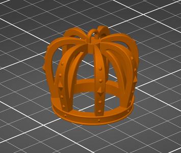 Crown earring