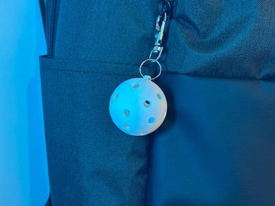 Pickleball Ball Keychain