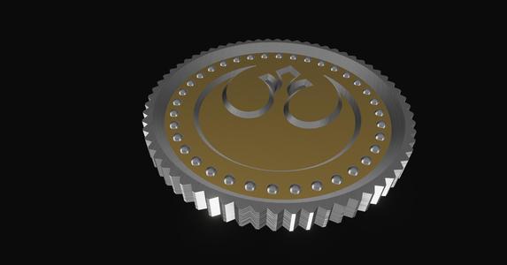 Rebel Single sided coin